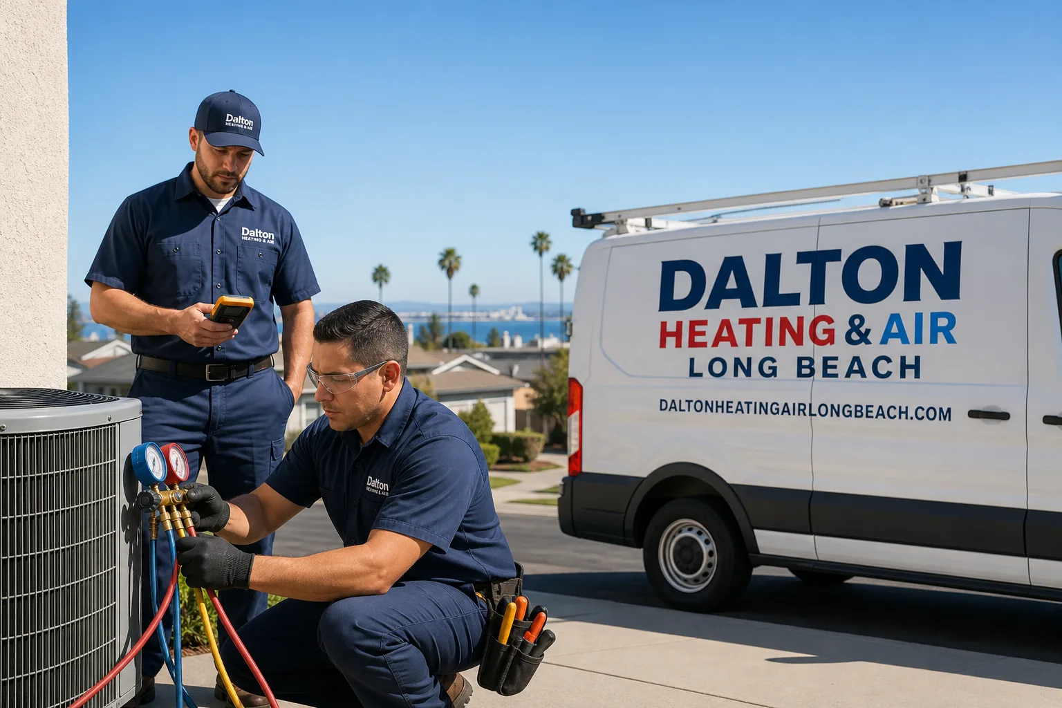 Dalton Heating & Air Long Beach hvac team